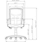 Lorell Executive High-back Mesh Chair - 86200