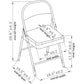 Lorell Padded Seat Folding Chairs - 62501