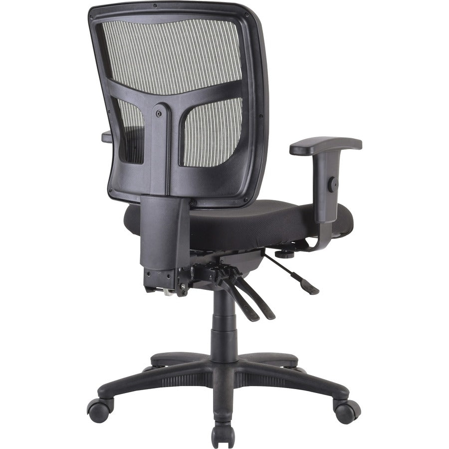 Lorell ErgoMesh Series Managerial Mesh Mid-Back Chair - 86201