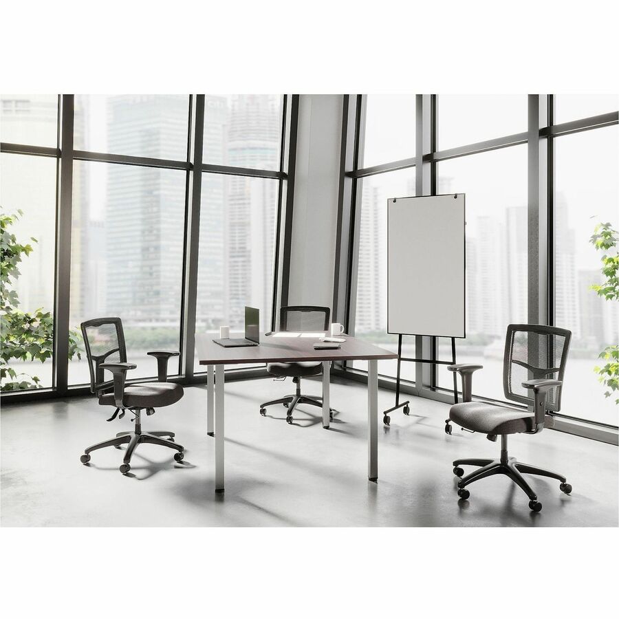 Lorell ErgoMesh Series Managerial Mesh Mid-Back Chair - 86201