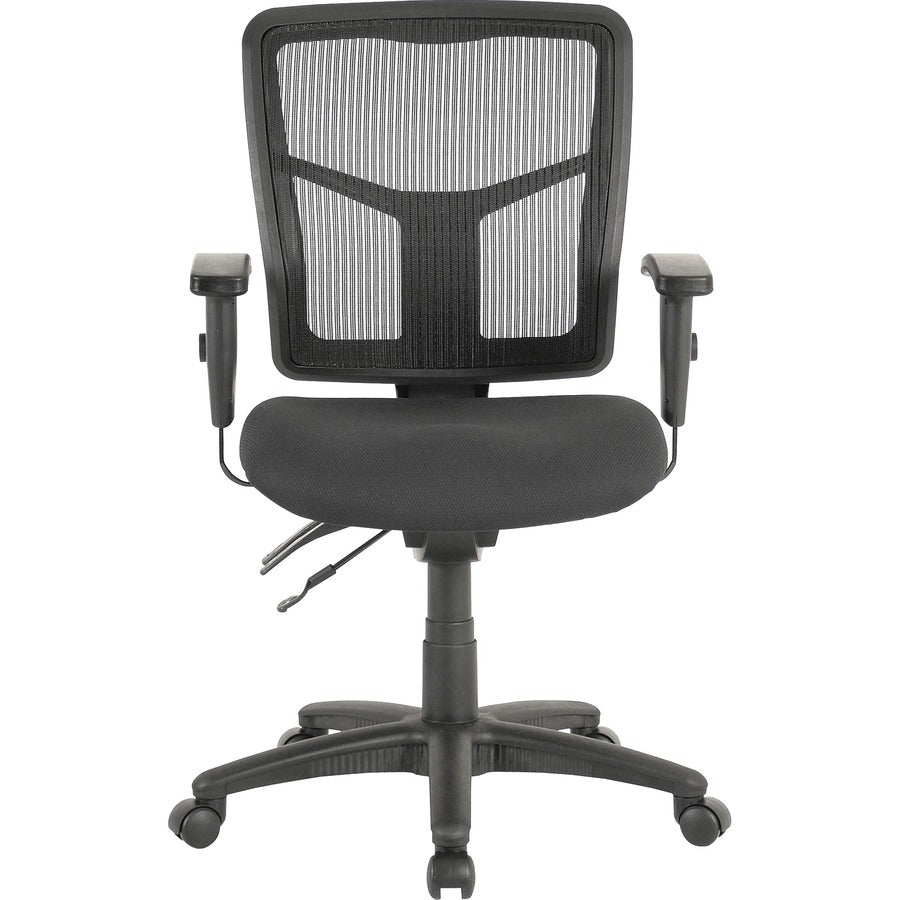 Lorell ErgoMesh Series Managerial Mesh Mid-Back Chair - 86201