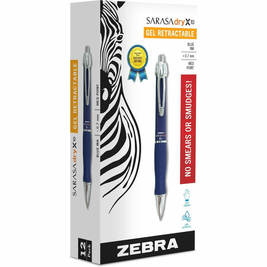 Zebra Pen Sarasa Dry X10 Gel Retractable RDI Pens