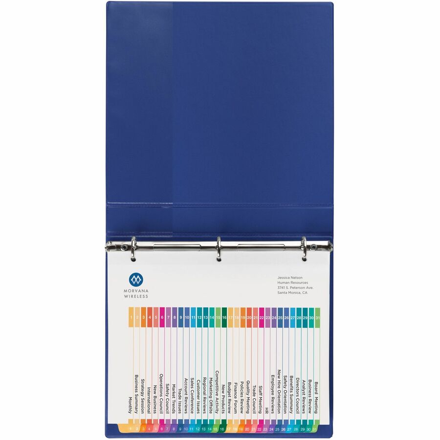 Avery&reg; Ready Index&reg; Table of Content Dividers for Laser and Inkjet Printers, 1-31 - 11129