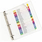 Avery Ready Index&reg; Table of Contents Dividers Tabs 1 - 31, for Laser and Inkjet Printers - 11129
