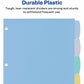 Avery&reg; Big Tab&trade; Write & Erase Plastic Dividers, 5 tabs, 1 set - 16170
