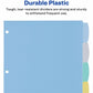Avery&reg; Big Tab™ Write & Erase Plastic Dividers, 5 tabs, 1 set - 16170