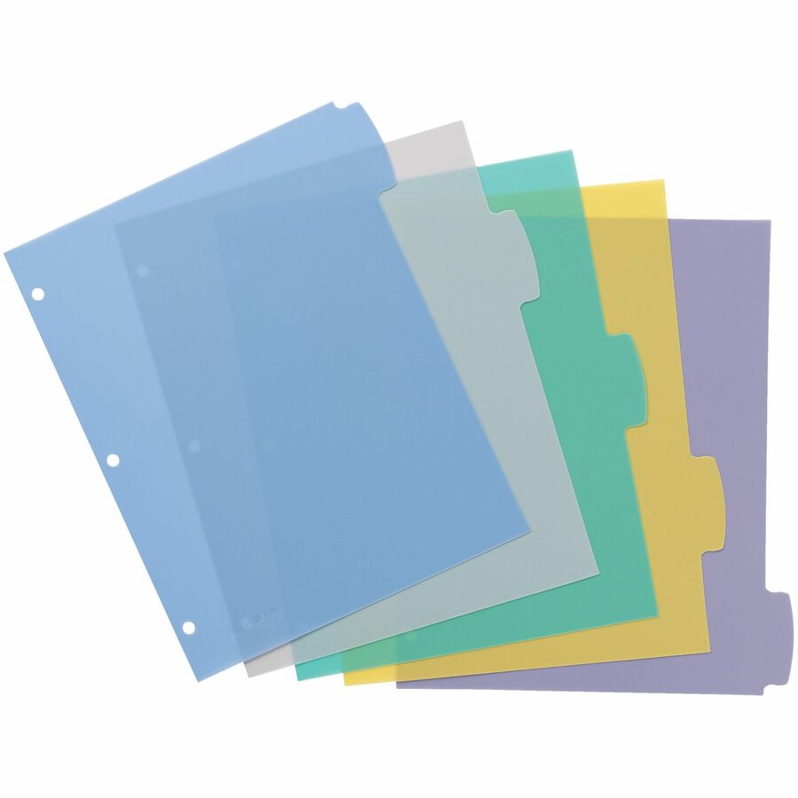 Avery&reg; Big Tab&trade; Write & Erase Plastic Dividers, 5 tabs, 1 set - 16170