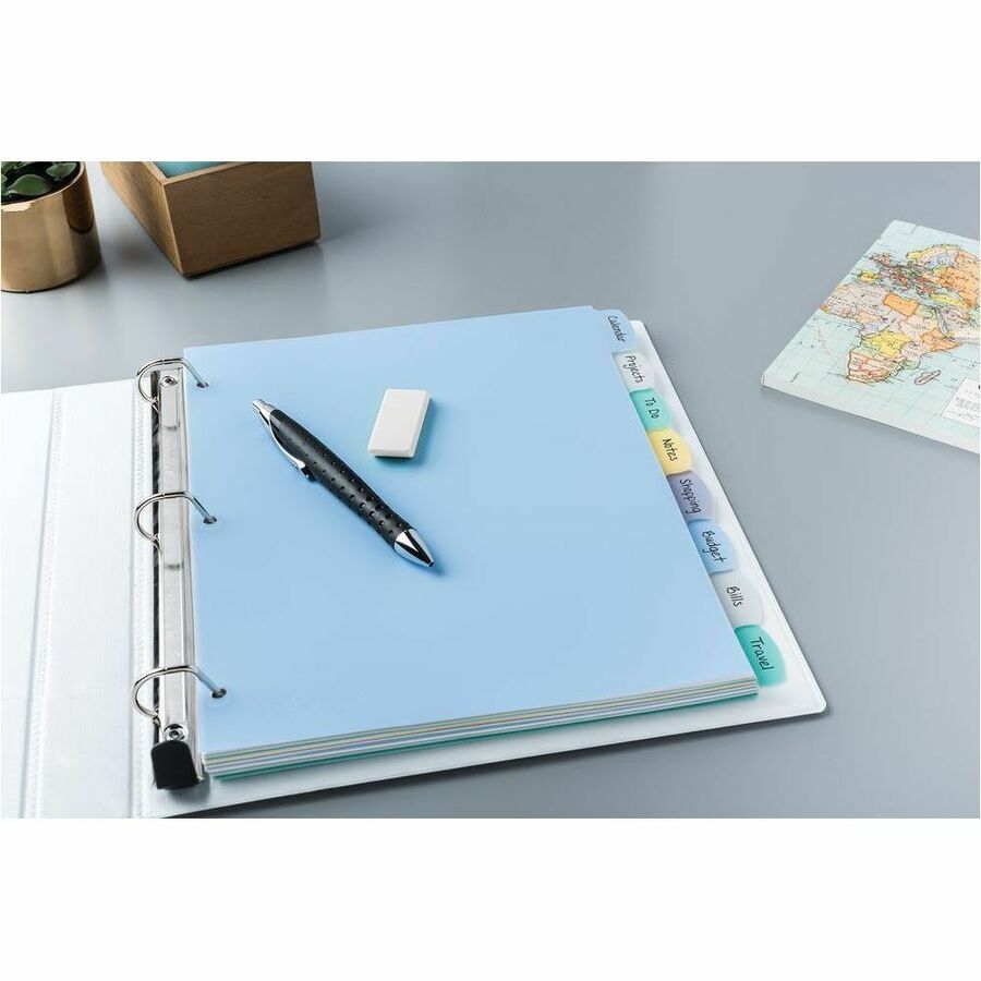 Avery Big Tab™ Write & Erase Plastic Dividers 8 tabs - 16171