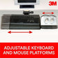 3M Sit/Stand Easy Keyboard Tray Platform Gel Wrists Precise Mouse Pad - AKT180LE