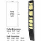 Lathem 25-Pocket Expandable Time Card Rack - 259EX