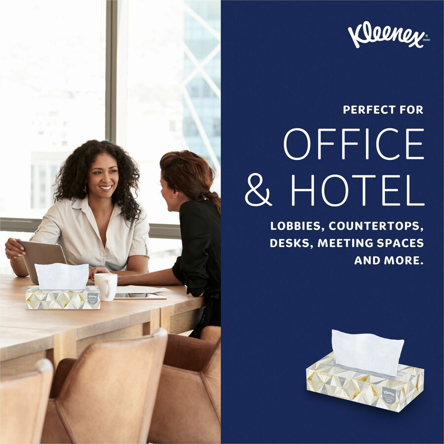 Kleenex Professional Facial Tissue for Business - Flat Box - 03076