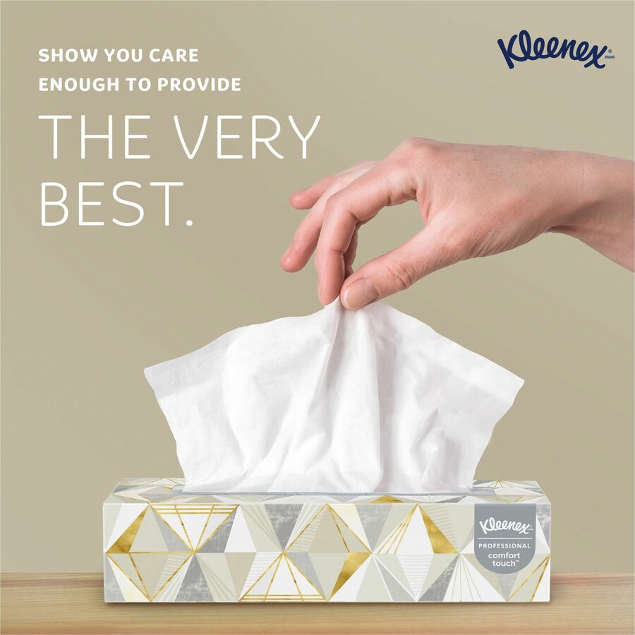 Kleenex Professional Facial Tissue for Business - Flat Box - 03076