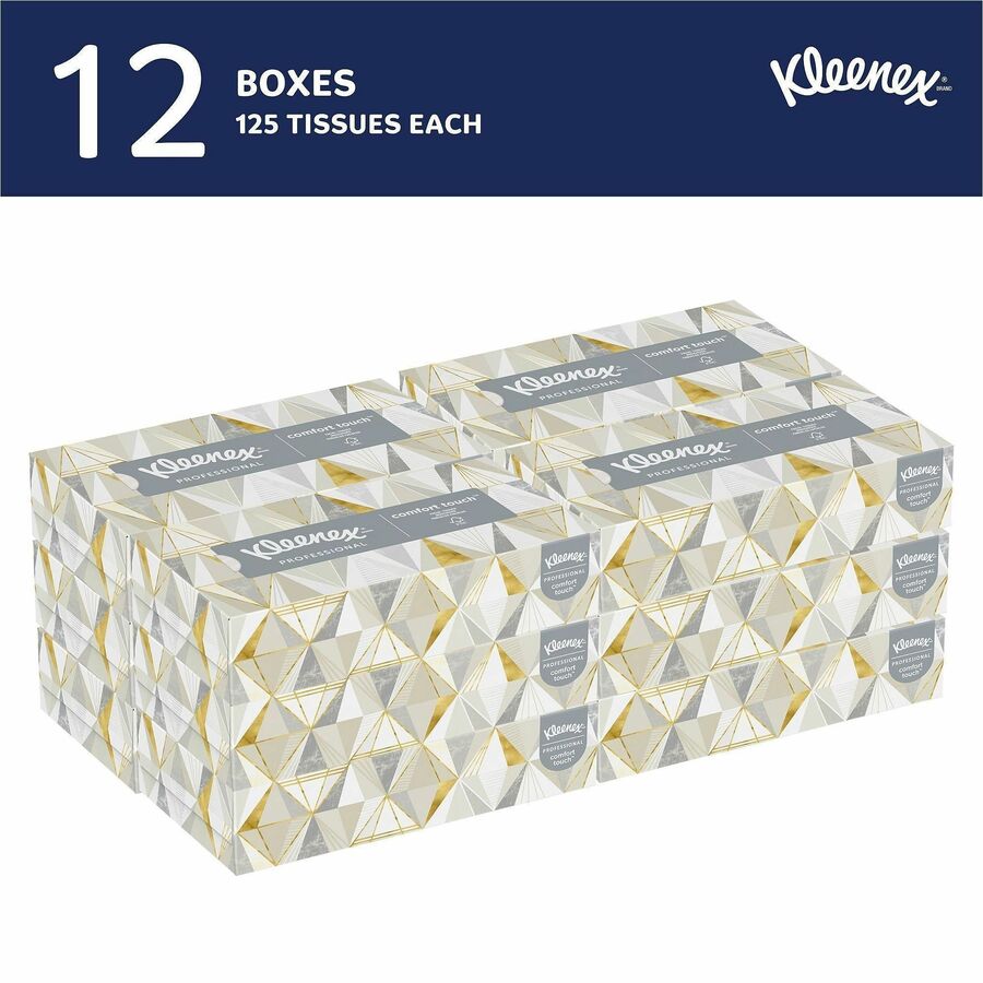 Kleenex Professional Facial Tissue for Business - Flat Box - 03076