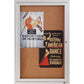 Quartet Enclosed Bulletin Board for Indoor Use - 2363