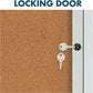 Quartet Enclosed Bulletin Board for Indoor Use - 2364