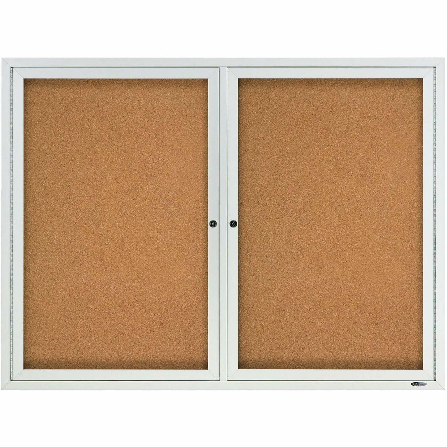 Quartet Enclosed Bulletin Board for Indoor Use