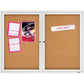 Quartet Enclosed Bulletin Board for Indoor Use - 2364