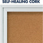 Quartet Enclosed Bulletin Board for Indoor Use - 2364