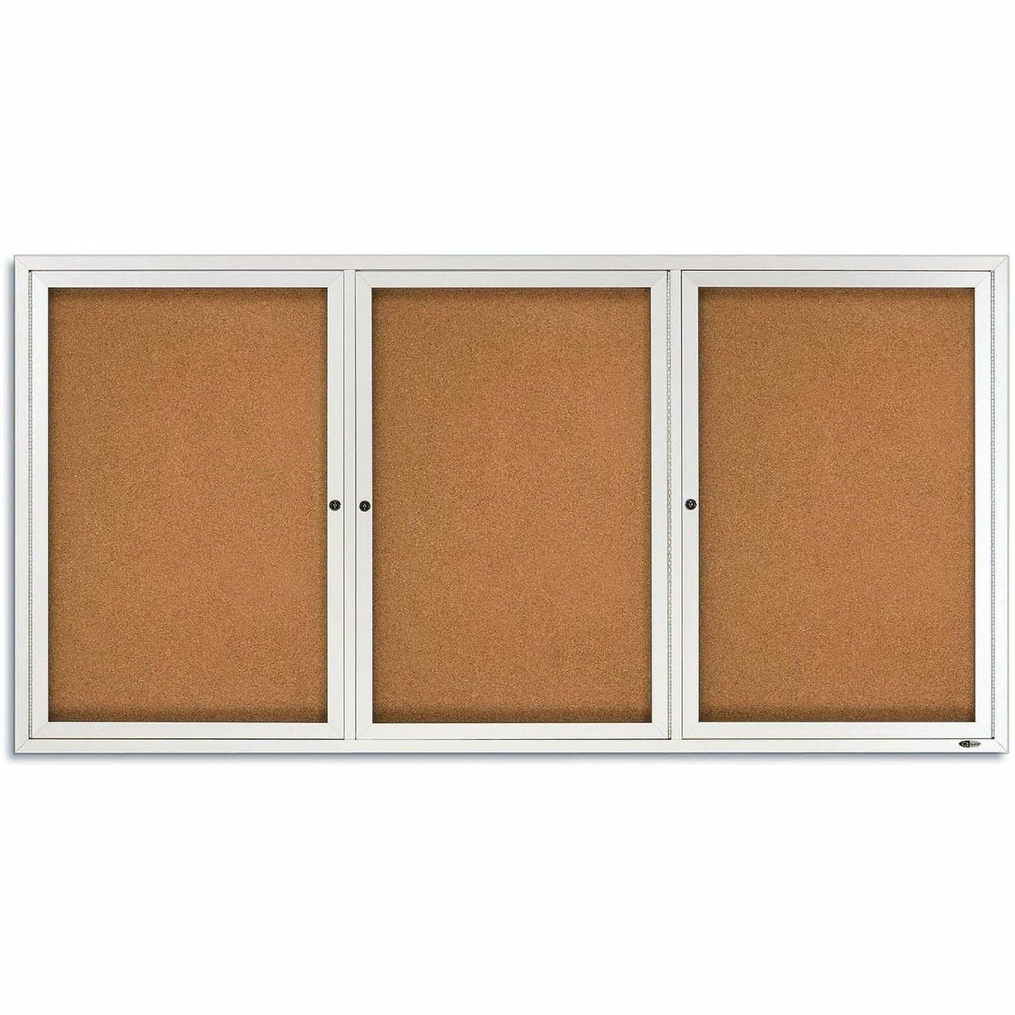 Quartet Enclosed Bulletin Board for Indoor Use