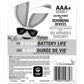 Energizer e2 Rechargeable 850mAh AAA Batteries - NH12BP-4