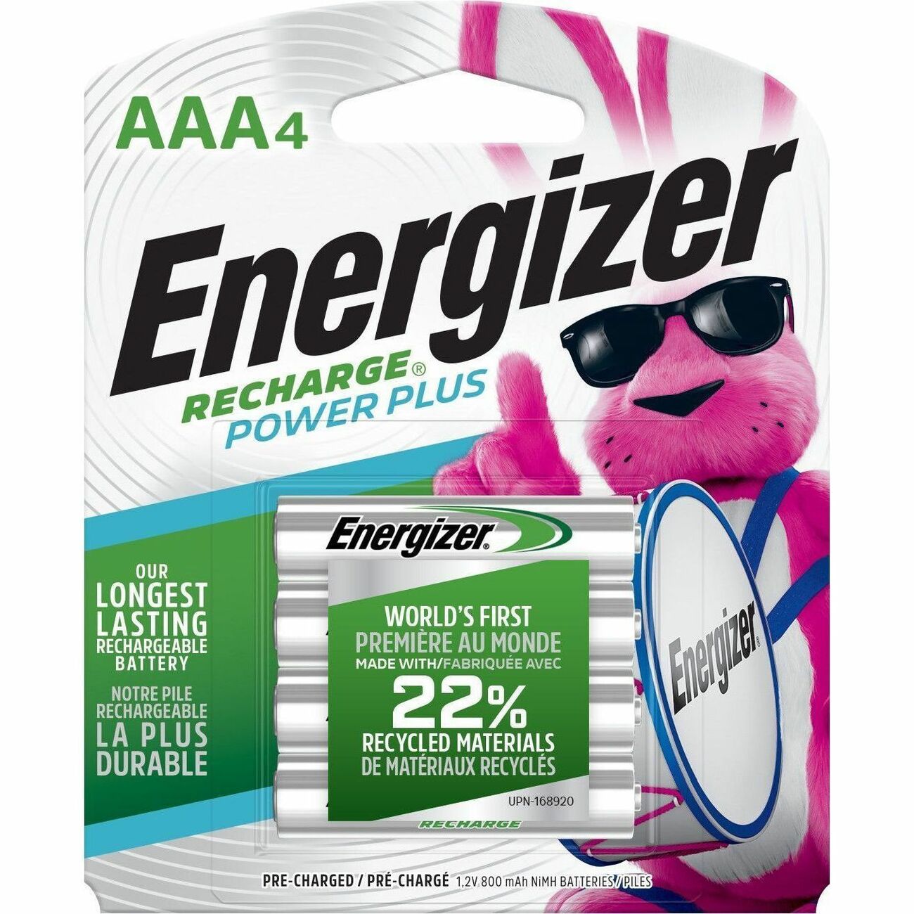 Energizer e2 Rechargeable 850mAh AAA Batteries