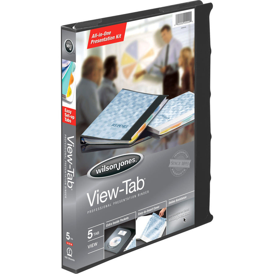 Wilson Jones View-Tab 5-Tab Transparent Dividers - W55365