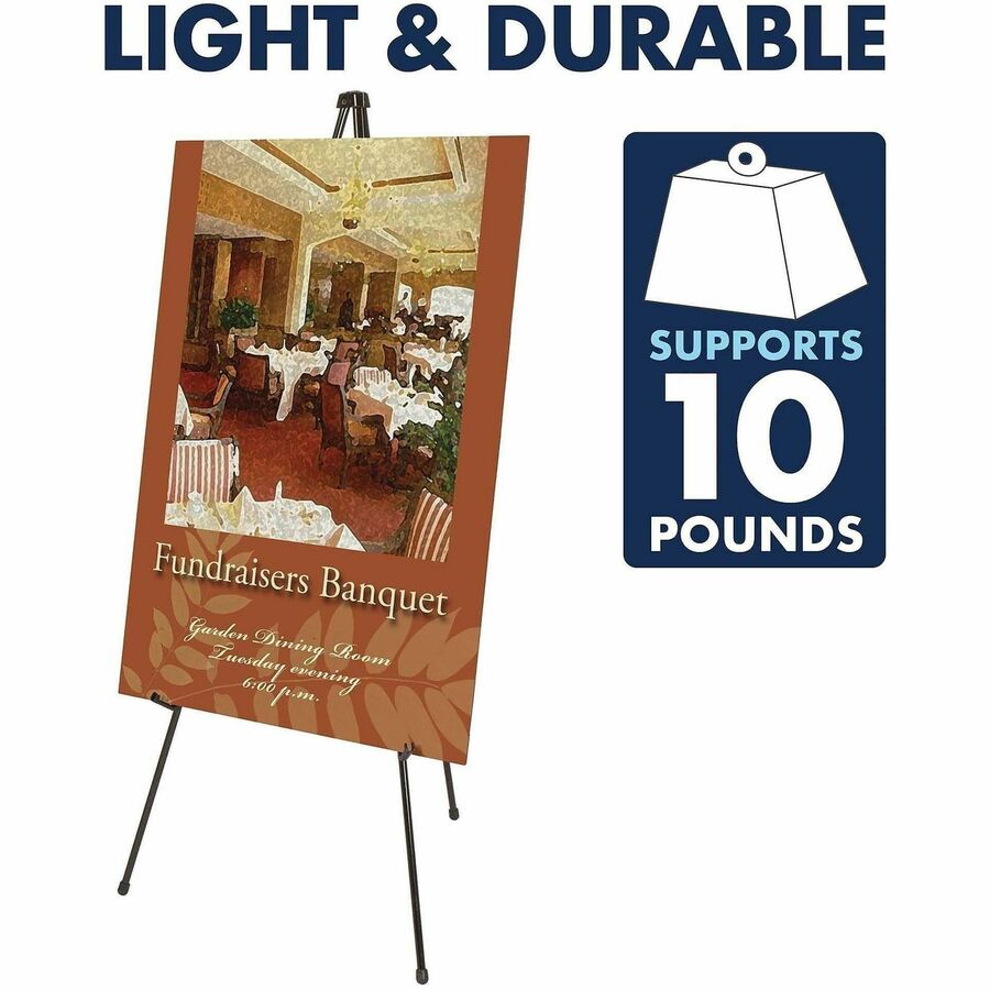Quartet Heavy-Duty Instant Easel - Tripod Base - 27E