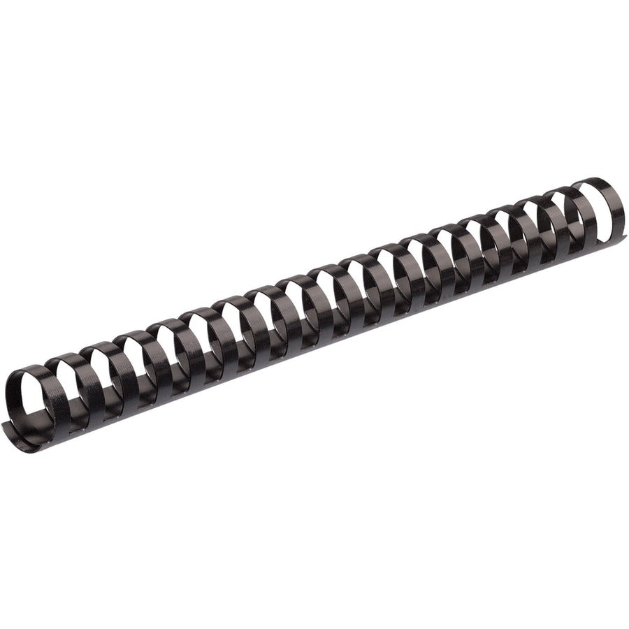 Fellowes Plastic Combs - Oval Back, 1-1/2" , 340 sheets, Black, 50 pk - 52368