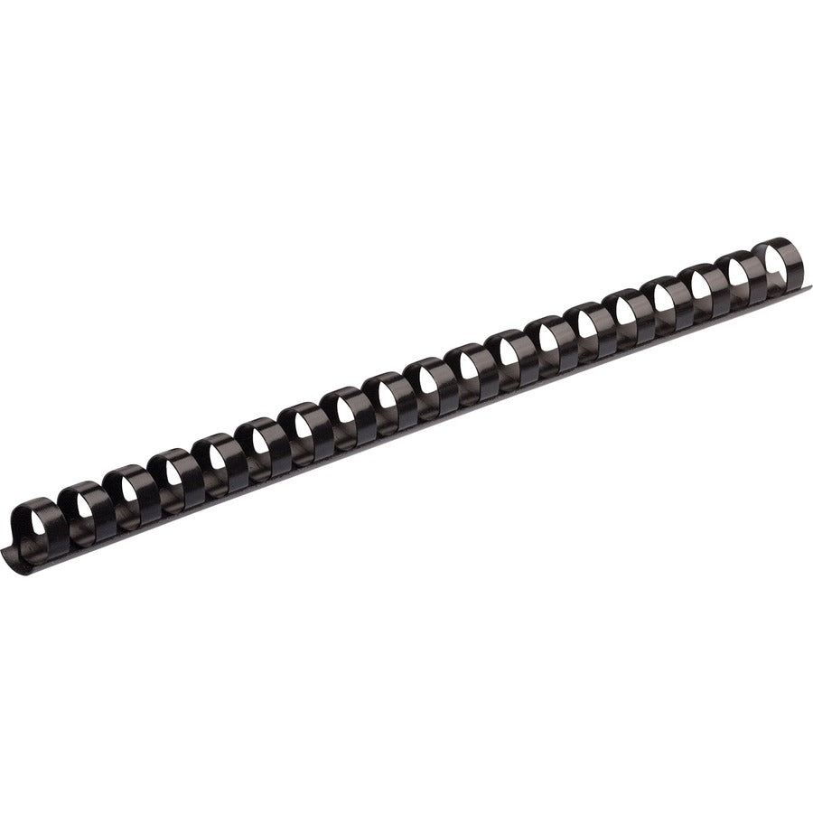 Fellowes Plastic Binding Combs - Black, 5/8" Diameter - 52327