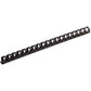 Fellowes Plastic Binding Combs - Black, 1/2" Diameter - 52326