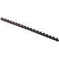 Fellowes Plastic Binding Combs - Black, 1/4" Diameter - 52366