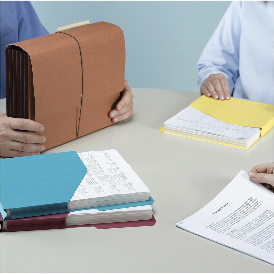 Smead Organized Up 2/5 Tab Cut Letter Recycled File Jacket - 75445
