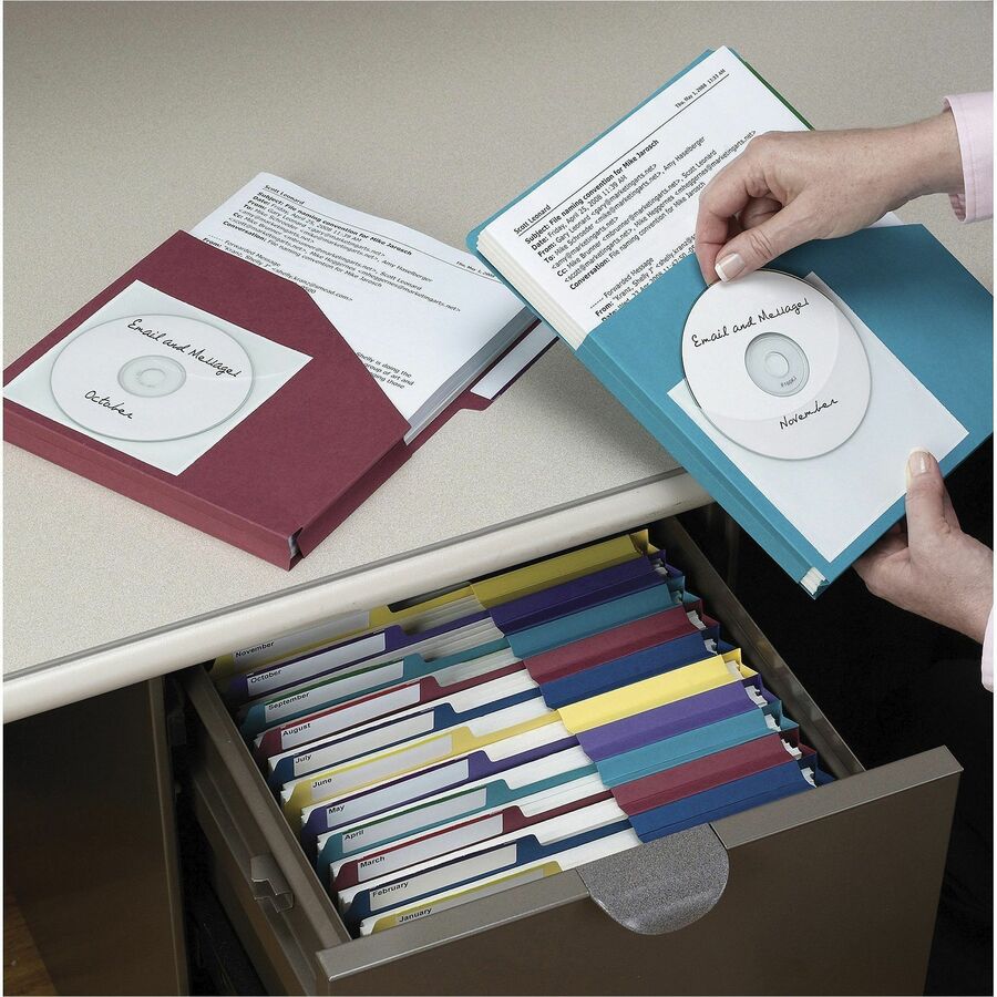 Smead Organized Up 2/5 Tab Cut Letter Recycled File Jacket - 75445