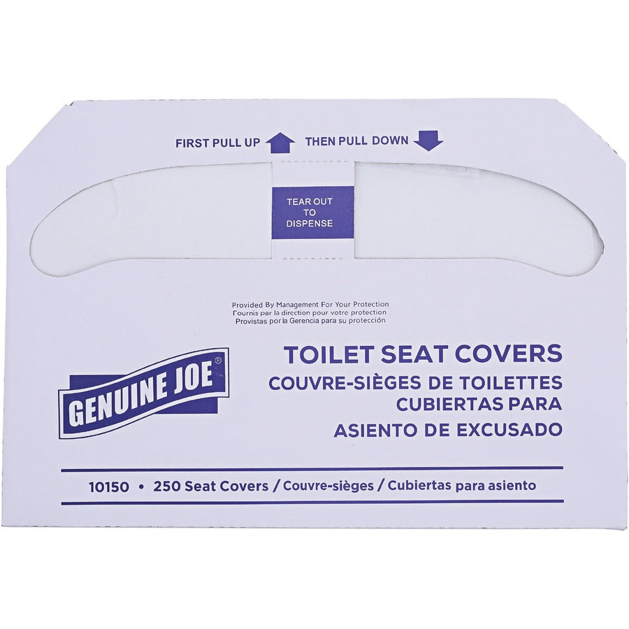 Genuine Joe Half-fold Toilet Seat Covers - 10150