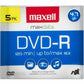 Maxell DVD Recordable Media - DVD-R - 16x - 4.70 GB - 5 / Pack - Gold
