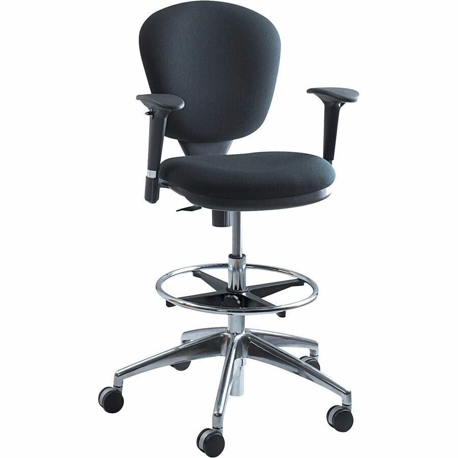 Safco Metro Chair Adjustable-height Arm Set - 3495BL