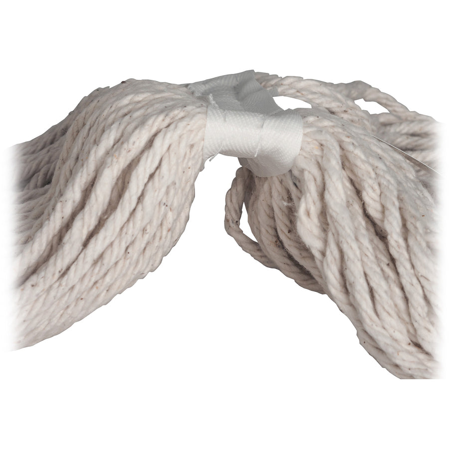 Genuine Joe Wood Handle Complete Wet Mop - 54201