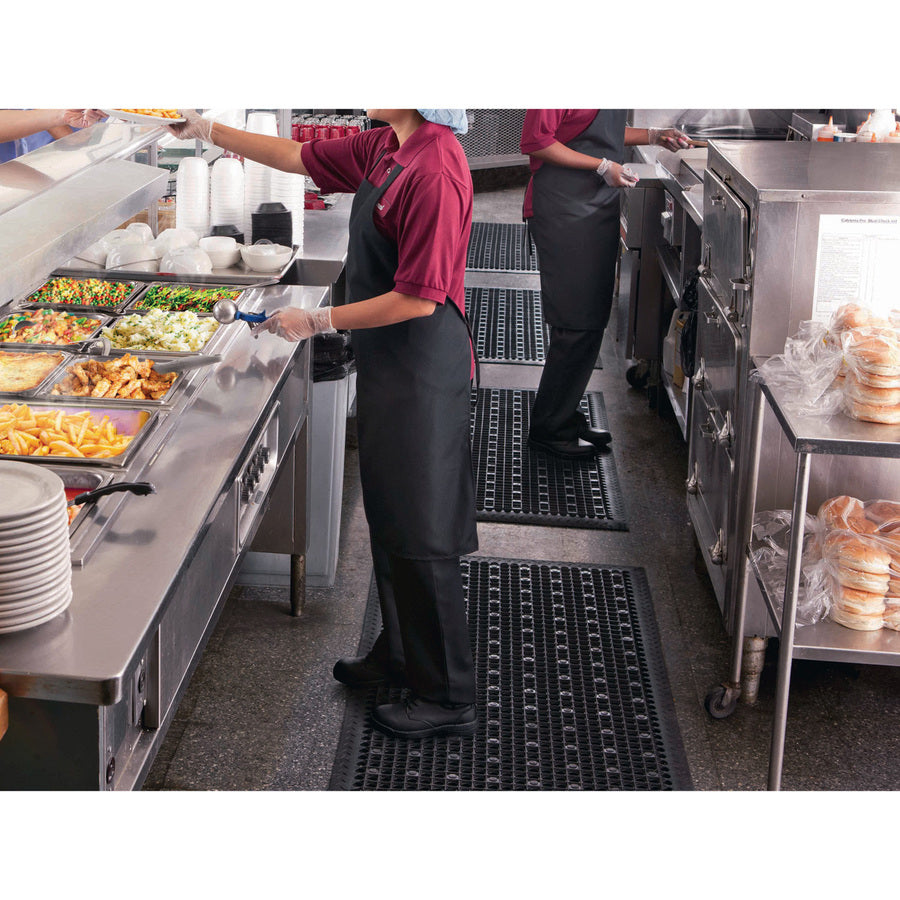Genuine Joe Versa-Lite Anti-microbial Rubber Mat - 01705