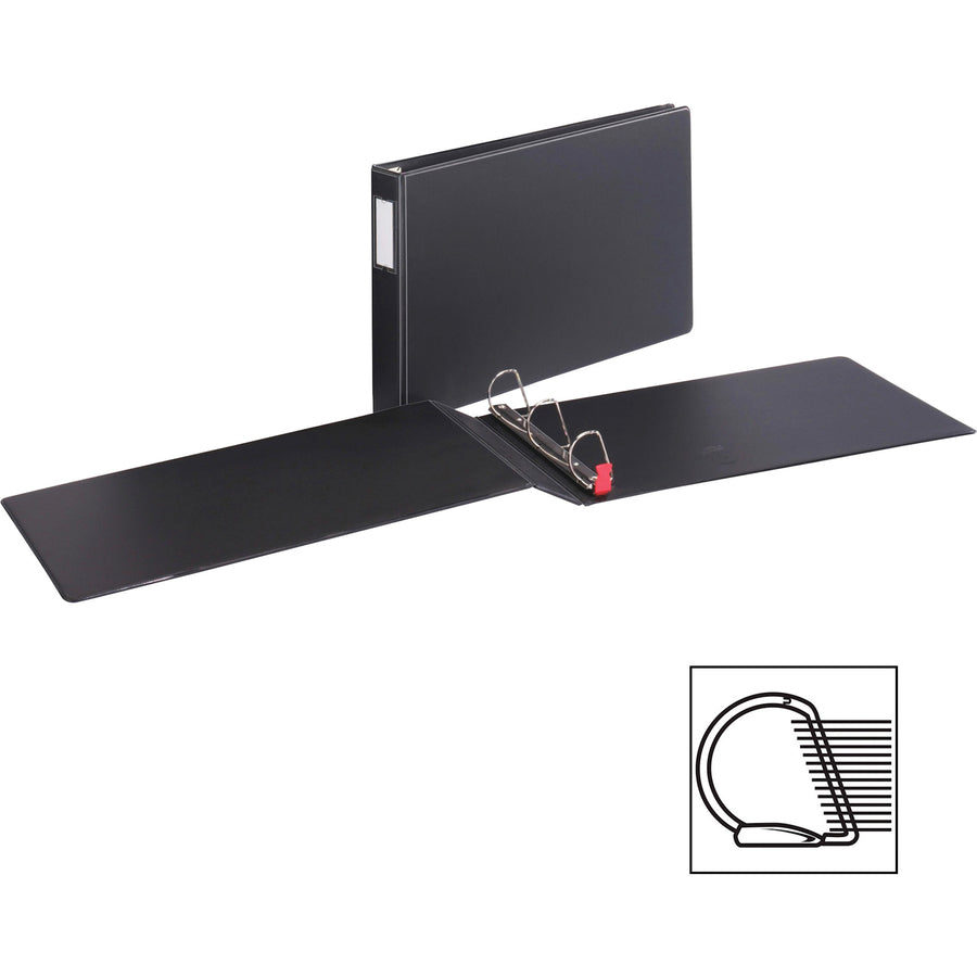 Cardinal&reg; Premier EasyOpen Locking Slant-D Tabloid Binder - 12112