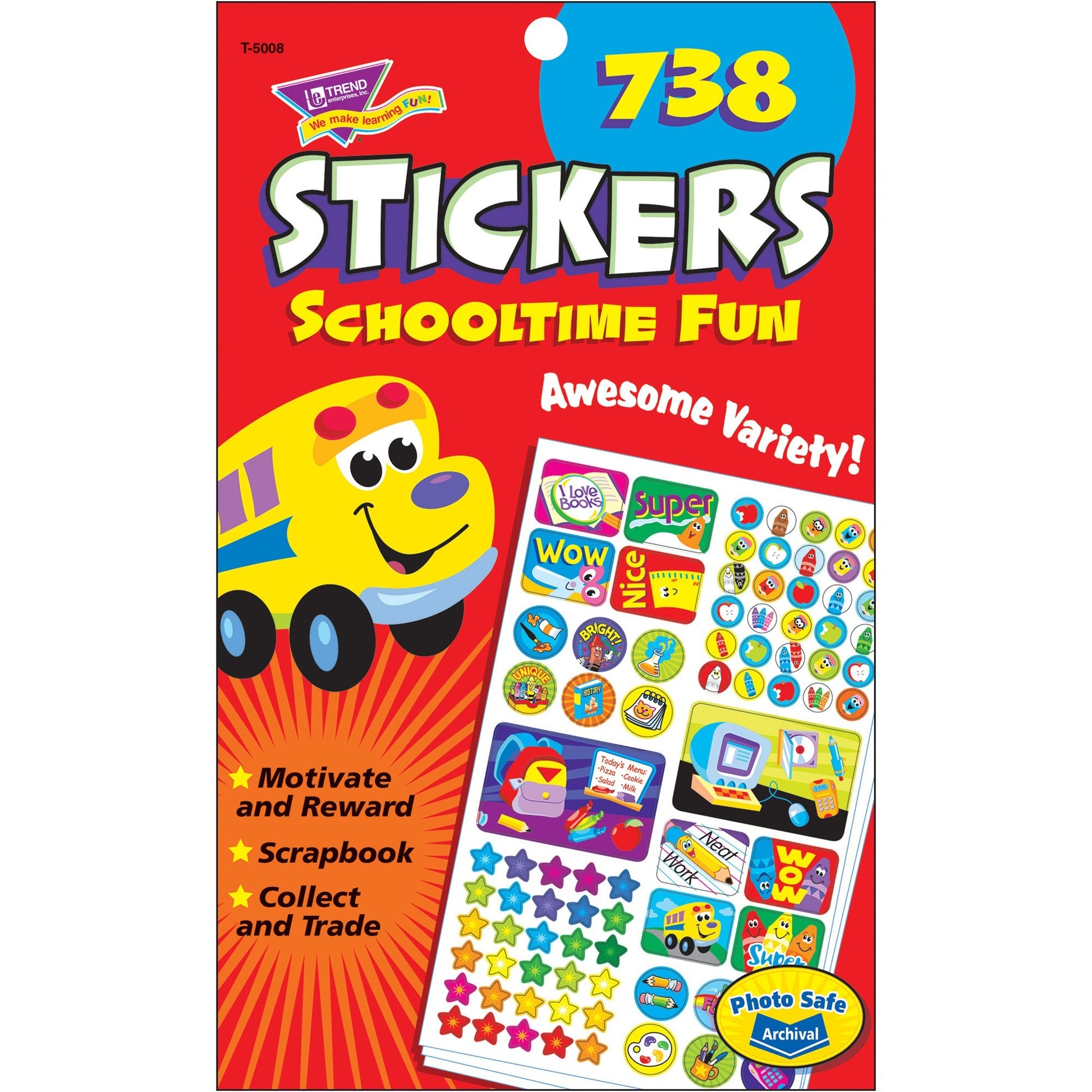 Trend Schooltime Fun Sticker Pads
