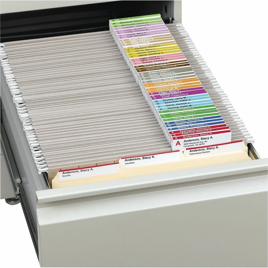 Smead Viewables Premium 3D hanging Folder Tabs and Labels - 64905