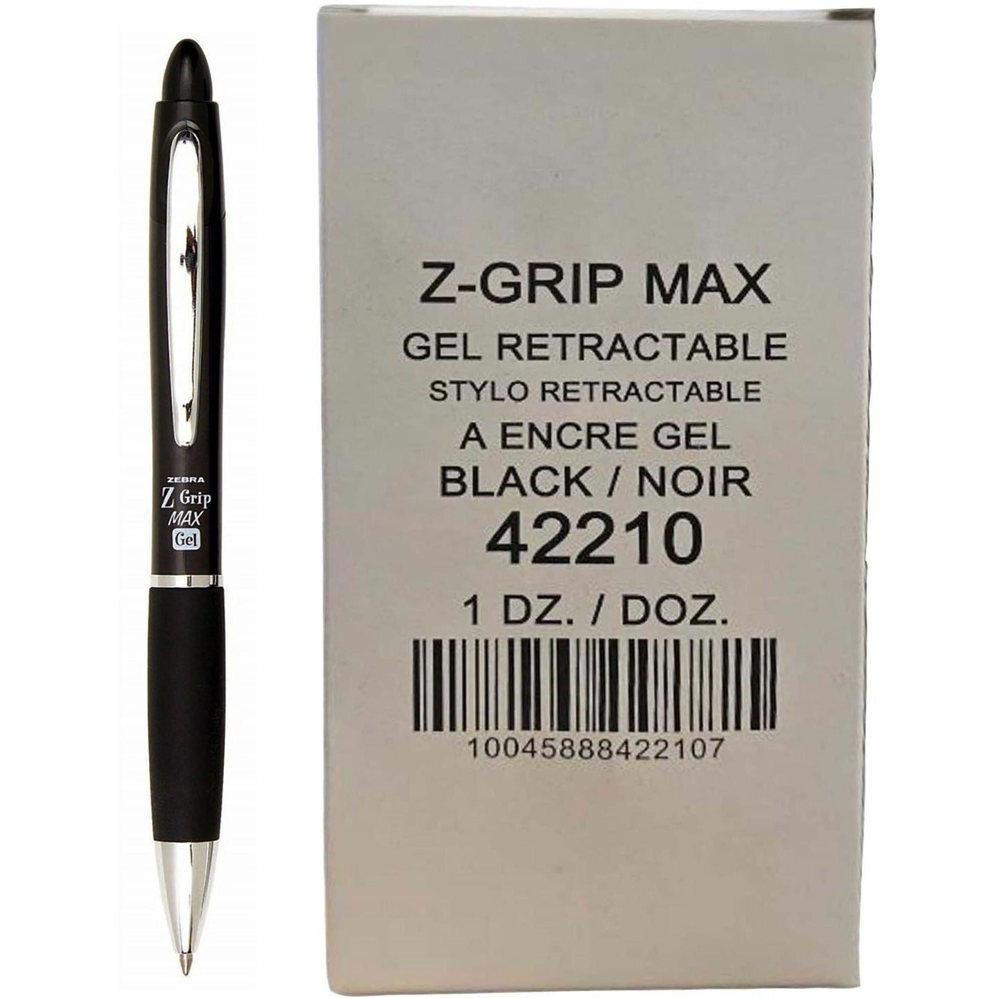 Zebra Pen Z-Grip MAX Gel Retractable Pens