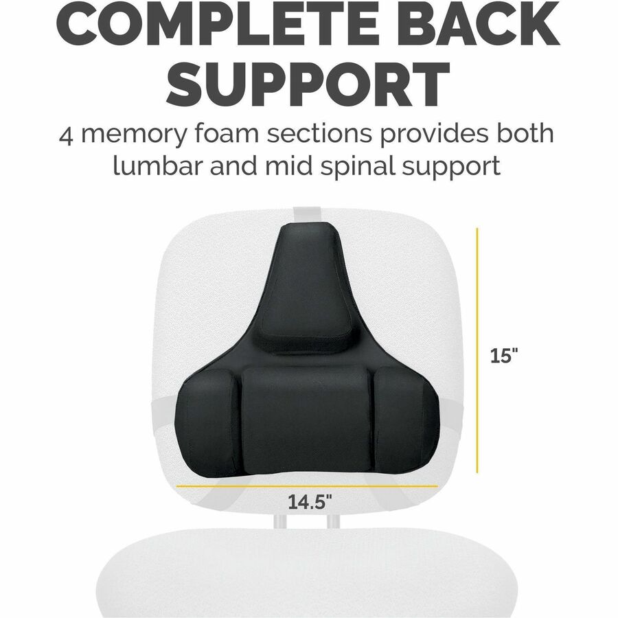 Fellowes Professional Series Back Support with Microban&reg; Protection - 8037601