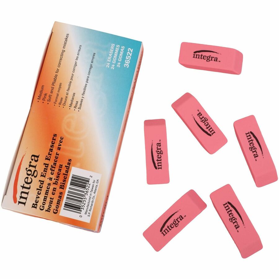 Integra Pink Pencil Eraser - 36522