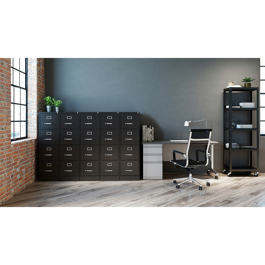 Lorell Fortress Series 26-1/2" Commercial-Grade Vertical File Cabinet - 60191