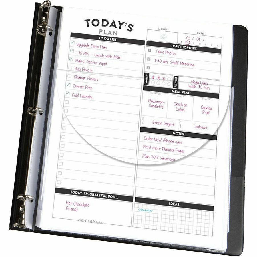 C-Line Super Capacity Sheet Protector with Tuck-in Flap - 61027