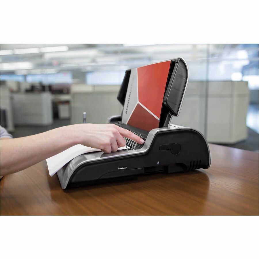 Fellowes Quasar™ E 500 Electric Comb Binding Machine w/ Starter Kit - 5216901