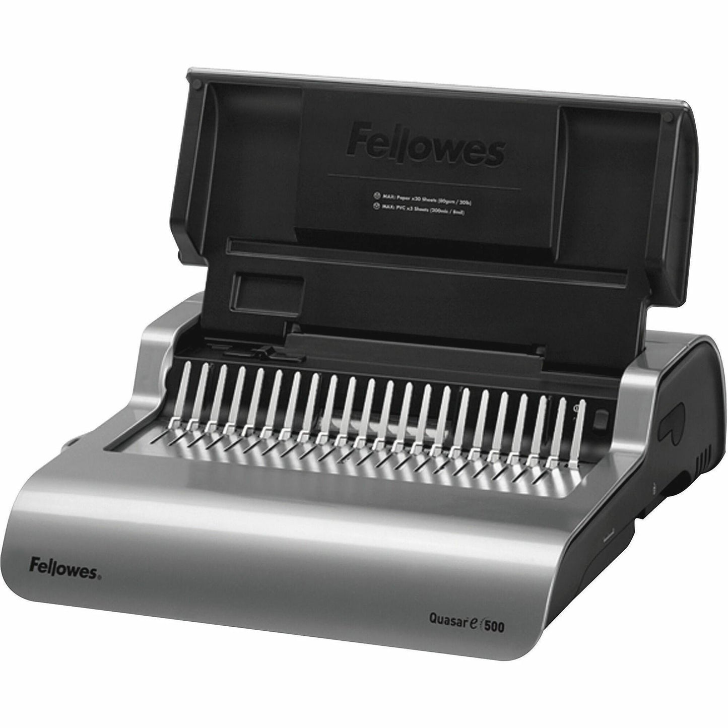 Fellowes Quasar&trade; E 500 Electric Comb Binding Machine w/ Starter Kit