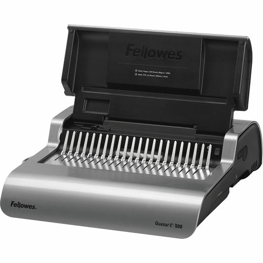 Fellowes Quasar&trade; E 500 Electric Comb Binding Machine w/ Starter Kit