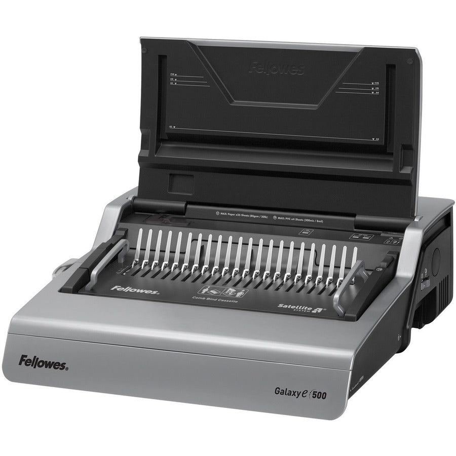 Fellowes Galaxy-E&trade; 500 Electric Comb Binding Machine w/ Starter Kit - 5218301